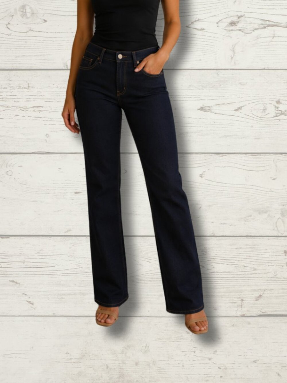 FDJ French Dressing Jeans Petite Peggy Straight Leg – Size 10P – NWT – Midnight